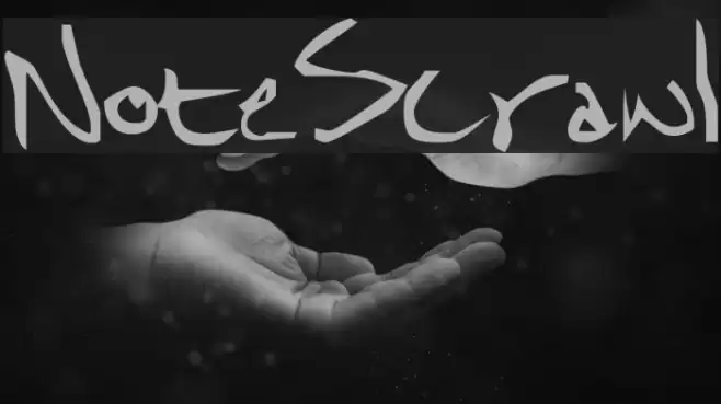 NoteScrawl Font examples