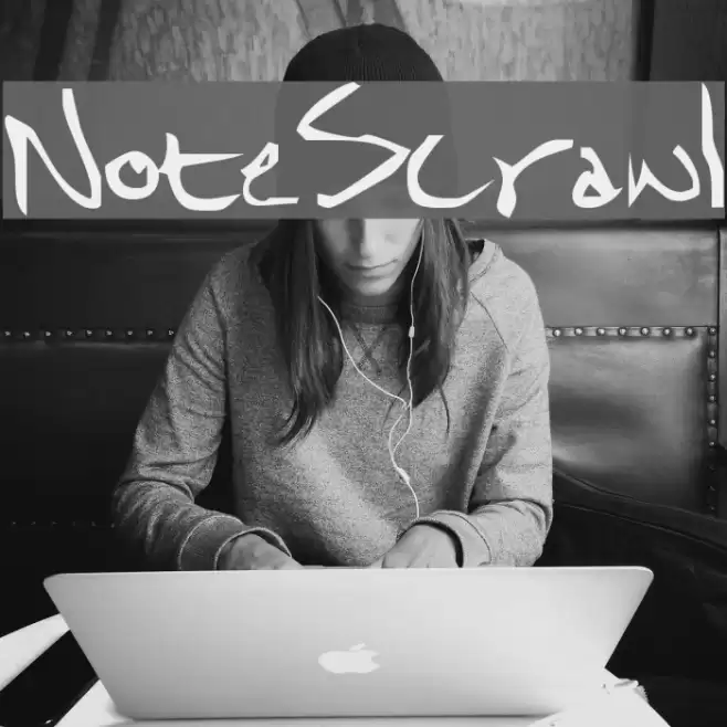 NoteScrawl Font examples