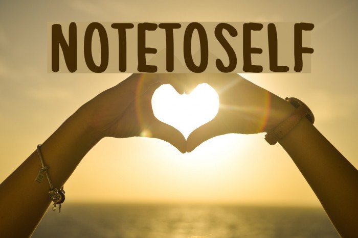 NoteToSelf Font examples