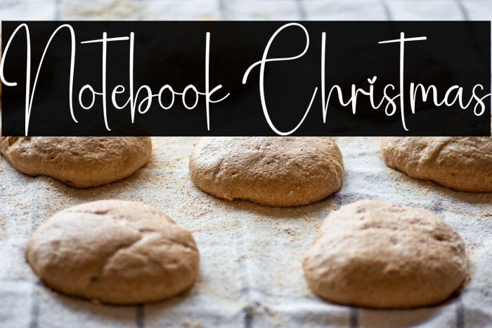 Notebook Christmas Example 2