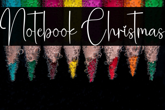 Notebook Christmas Example 3