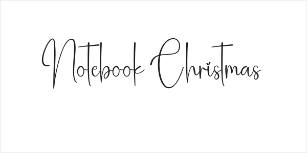 Notebook Christmas Logo