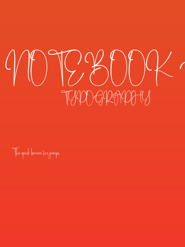 Notebook Christmas Poster