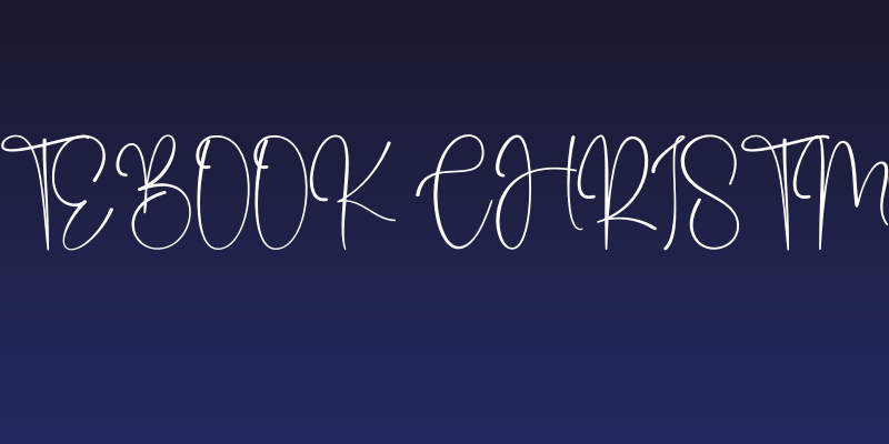 Notebook Christmas Social Header