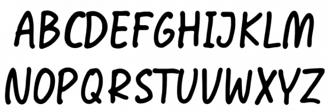 Notebook Schriftart Groß