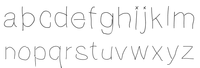 NotebookScribble Fonte MINÚSCULAS