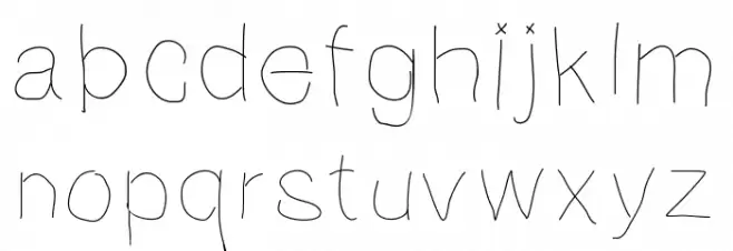 NotebookScribble Caratteri MINUSCOLO