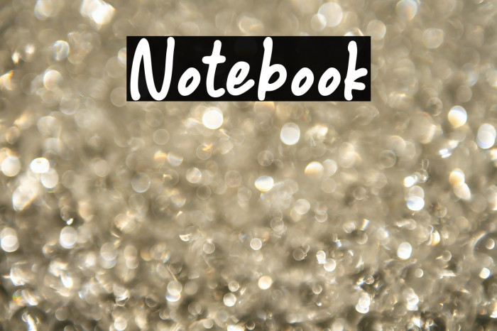 Notebook Example 1
