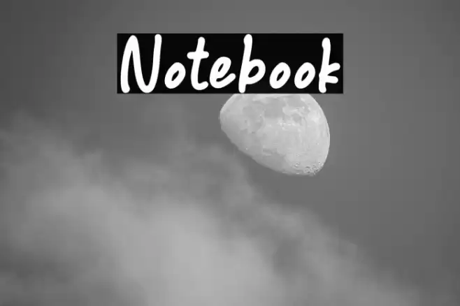 Notebook Font examples