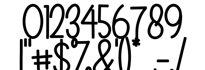 Noted Party Font OTHER CHARS