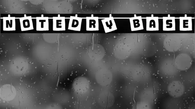 Notedry Base 字体 examples