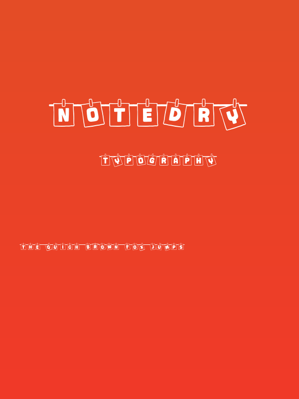 Notedry Poster