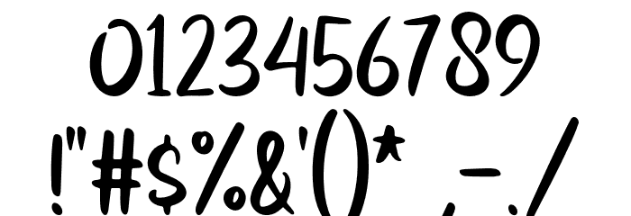 Notela Schriftart Anderer Schreiben