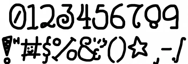 Notepads & Roleplay Font OTHER CHARS