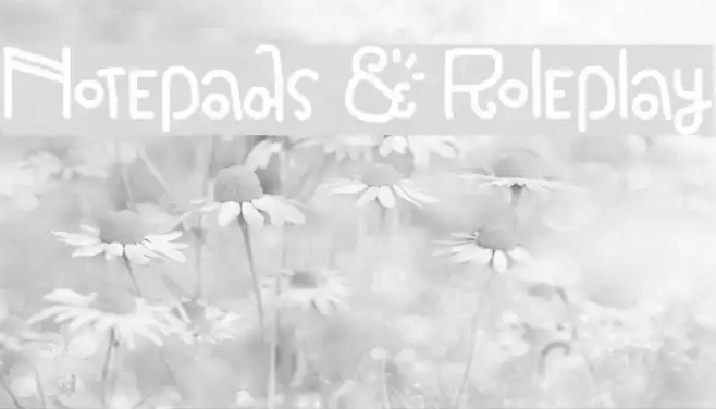 Notepads & Roleplay Example 1