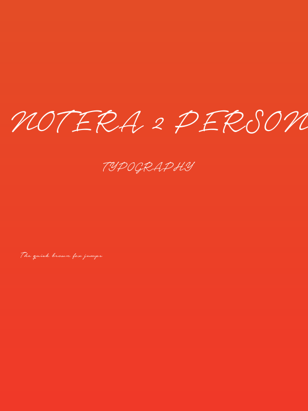 Notera 2 PERSONAL USE ONLY Light Poster