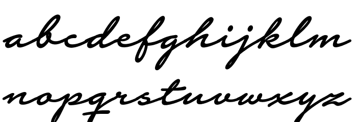 Notera 2 PERSONAL USE ONLY Medium Font LOWERCASE