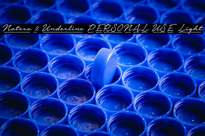 Notera 2 Underline PERSONAL USE Light Example 2