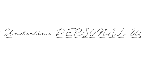 Notera 2 Underline PERSONAL USE Thin Logo