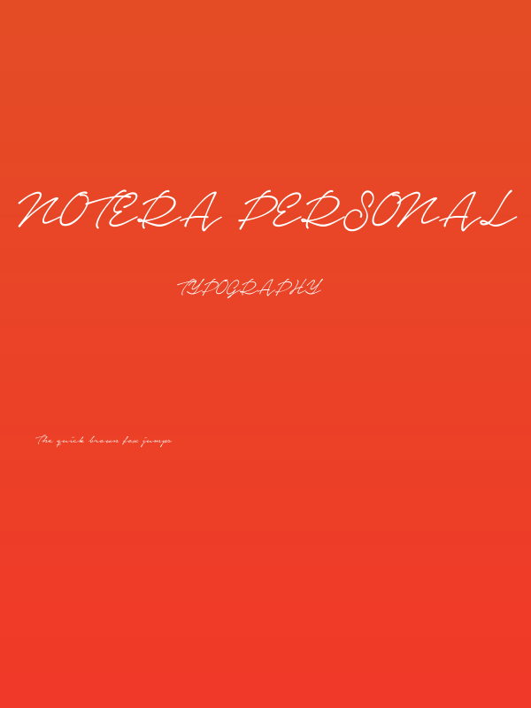 Notera Personal Use Only Poster