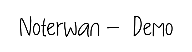 Noterwan -  Demo  Frei Schriftart Herunterladen