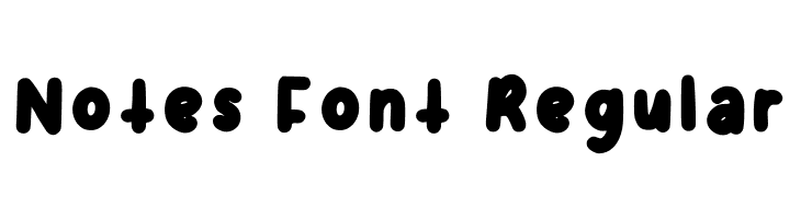 Notes Font Regular  Fuentes Gratis Descargar