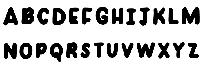 Notes Font Regular Font UPPERCASE