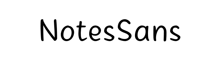 Notes Sans  免费字体下载