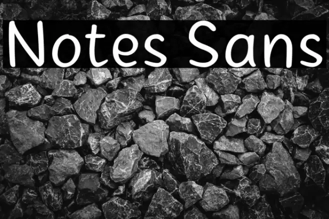 Notes Sans  examples