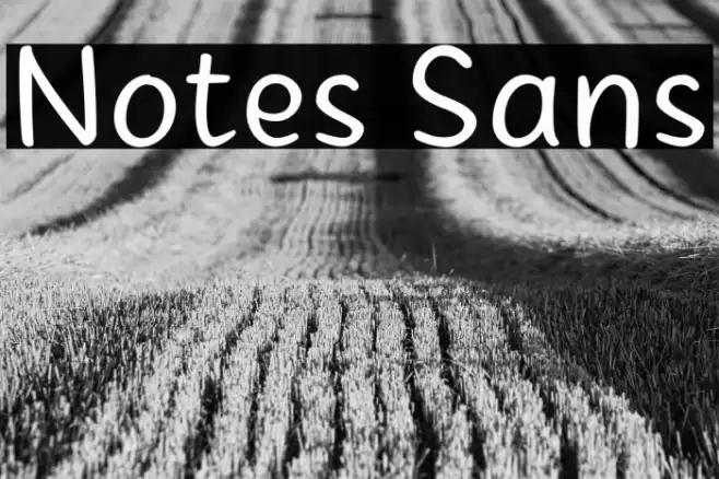 Notes Sans  examples
