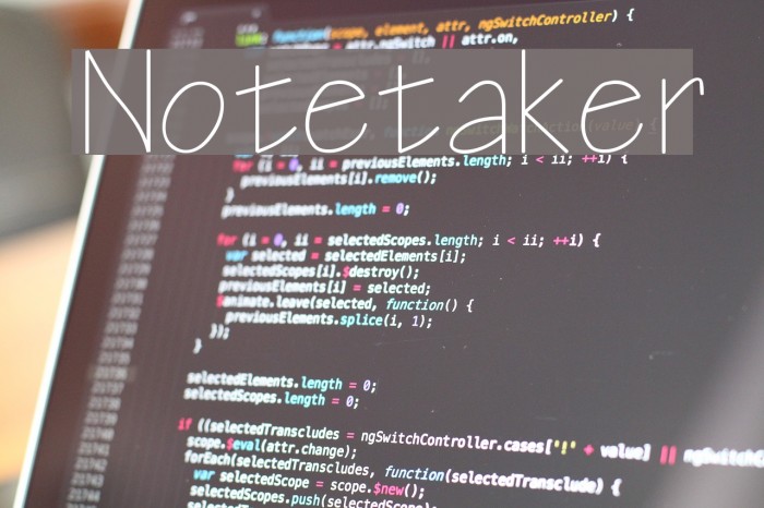 notetaker linux