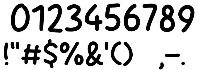 Notevela Font OTHER CHARS