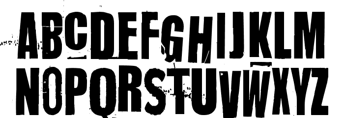 Nothing Clean Font LOWERCASE