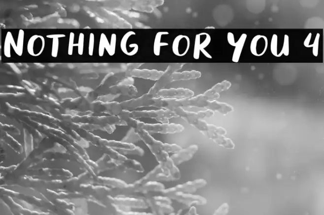 Nothing For You 4 Example 1