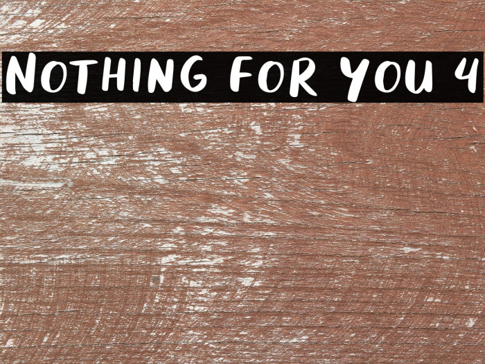 Nothing For You 4 Example 2