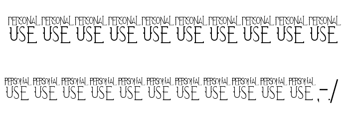 Nothing Left Font OTHER CHARS