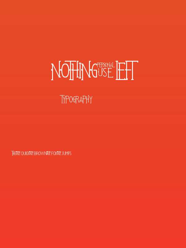 Nothing Left Poster