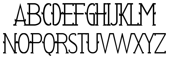 Nothing Left Font LOWERCASE