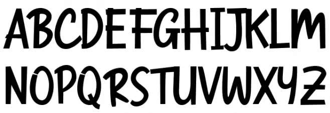 Nothing Much Regular Schriftart Groß