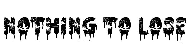 Nothing To Lose  Free Fonts Download