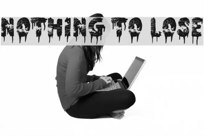 Nothing To Lose Font examples