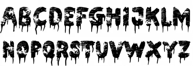 Nothing To Lose フォント 小文字