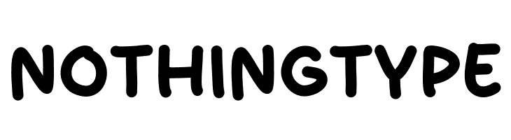 Nothing Type  font caratteri gratis