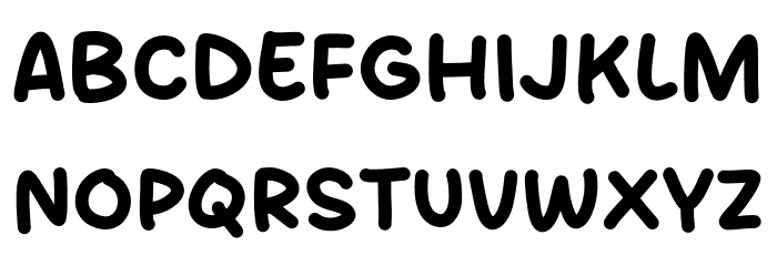 Nothing Type Font UPPERCASE