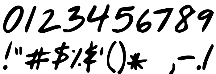 Nothing You Could Do Bold Font OTHER CHARS