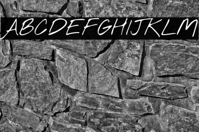 Nothing You Could Do Font examples