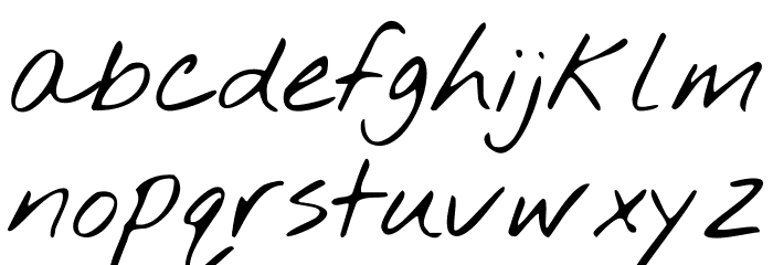 Nothing You Could Do Font LOWERCASE