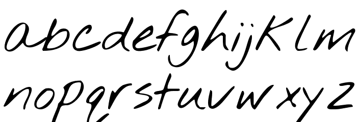 Nothing You Could Do Font LOWERCASE