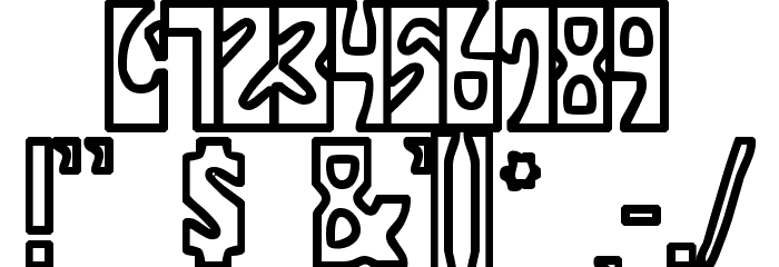 NothingInbetween Font OTHER CHARS