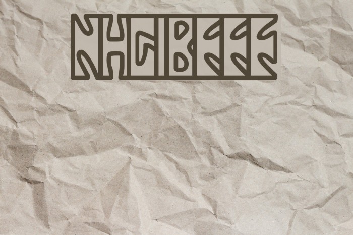 NothingInbetween Font examples